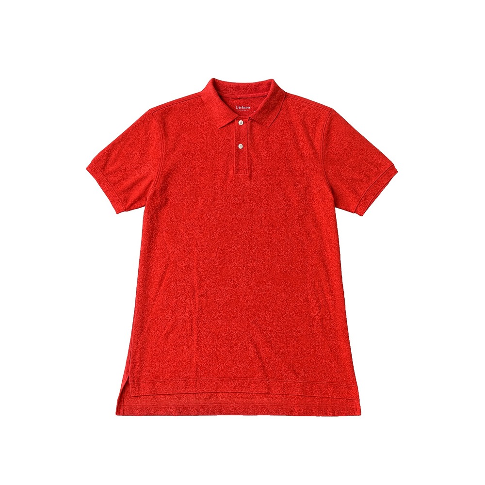 L.L. Bean Polo Shirt Men's MTall Orange Short Sleeve 100% Cotton‎ Outdoor Golf